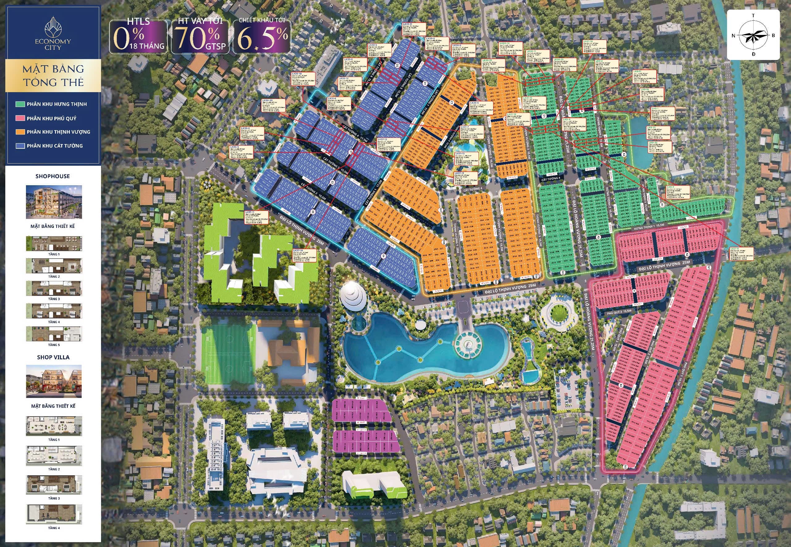 Economy City - Mặt ngoài